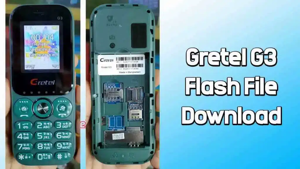 Gretel G3 Flash File (Version 3) MT6261DA