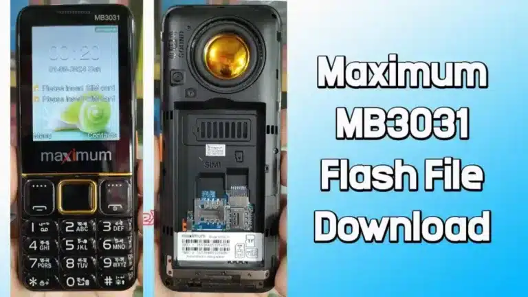 Maximum MB3031 Flash File (Firmware) SC6531E