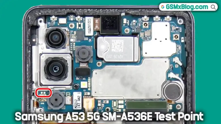 Samsung A53 5G SM-A536E Test Point