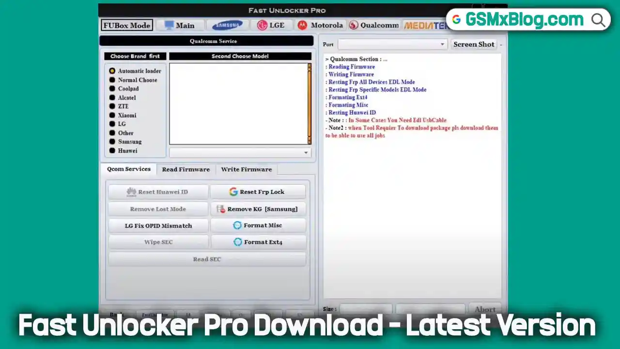 Fast Unlocker Pro V1.1.9.5 (Latest Version)
