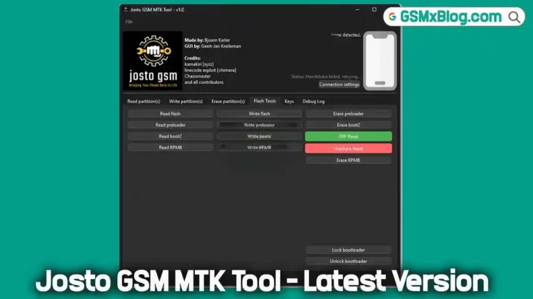 Josto GSM MTK Tool v1.0 (Latest Version)