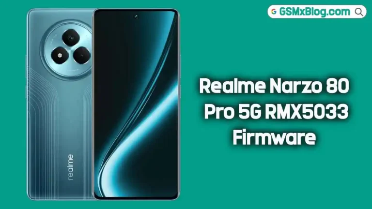 Realme Narzo 80 Pro 5G RMX5033 Flash File