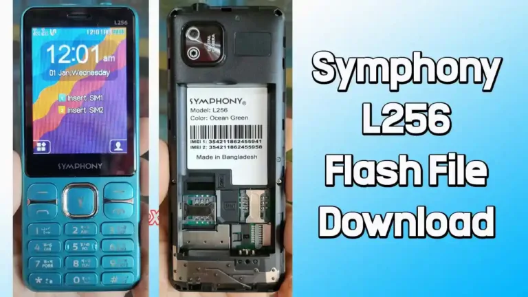 Symphony L256 Flash File