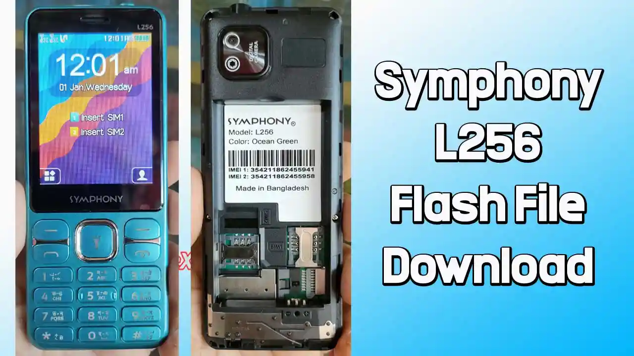 Symphony L256 Flash File