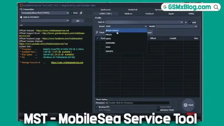 MST Mobile Sea Service Tool (Latest Version)