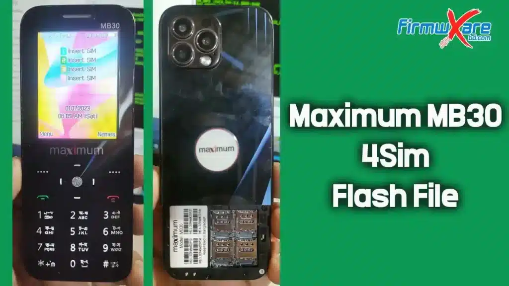 Maximum MB30 4Sim Flash File
