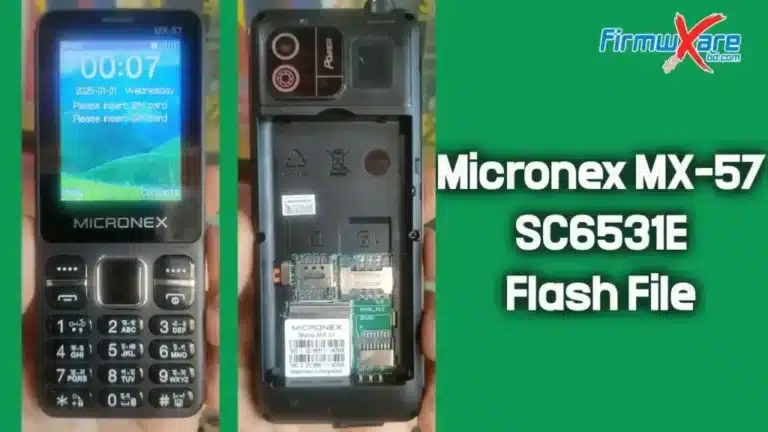 Micronex MX-57 Flash File SPD