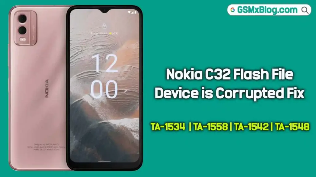 Nokia C32 Flash File