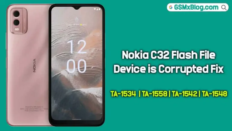 Nokia C32 Flash File