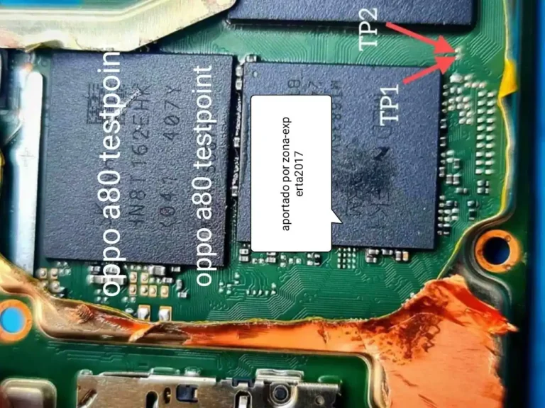 Oppo A80 Test Point