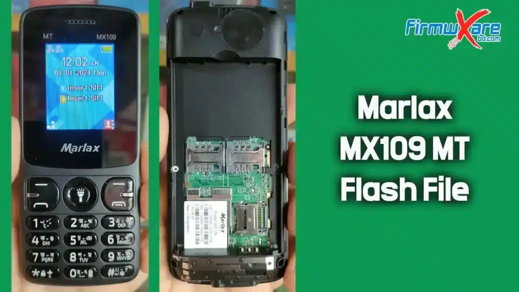 Marlax MX109 MT Flash File (Firmware) MT6261DA 1 Marlax MX109 MT Flash File