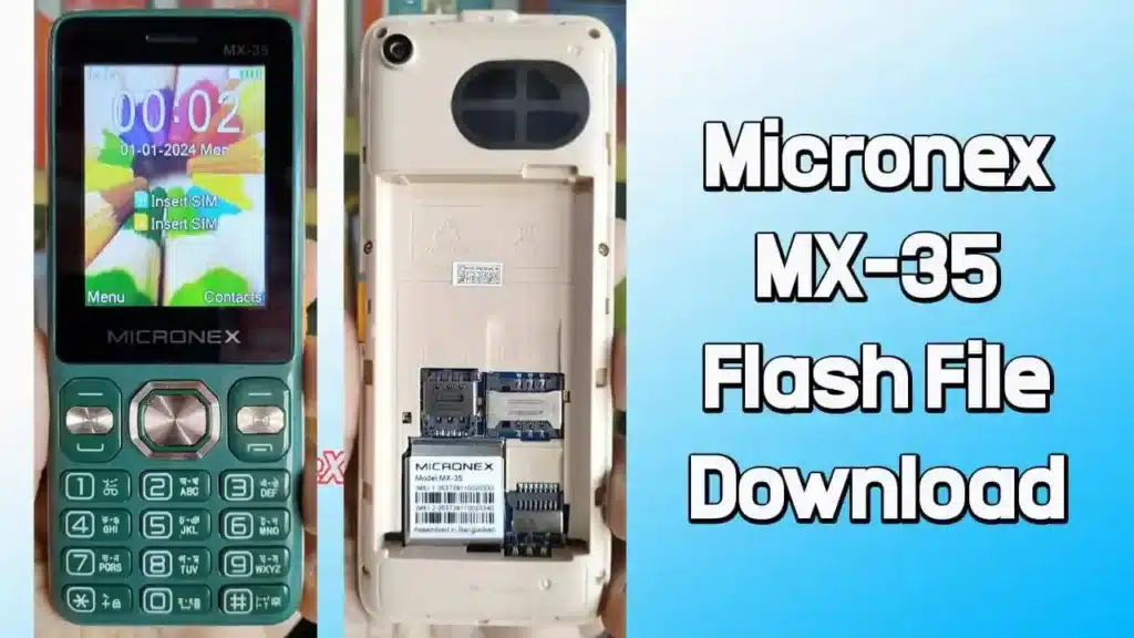 Micronex MX-35 Flash File (Firmware) MT6261DA