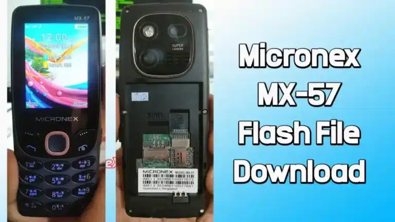 Micronex MX-57 Flash File MTK