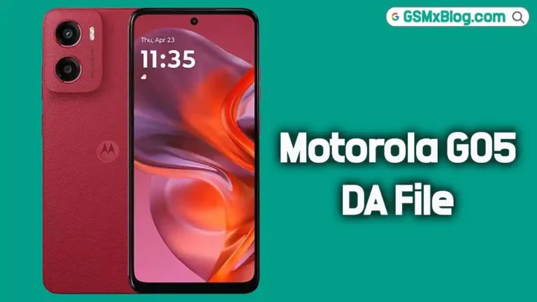 Motorola G05 DA File