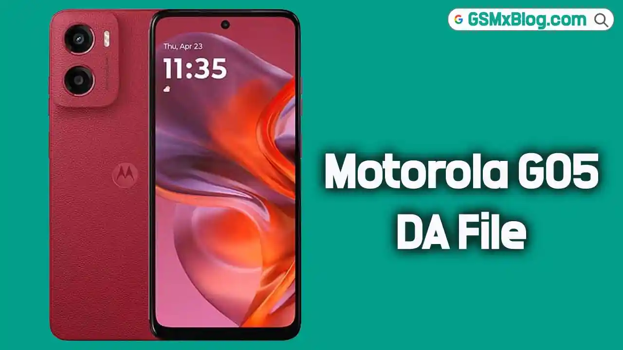 Motorola G05 DA File