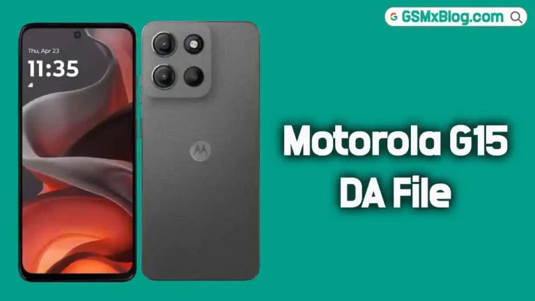 Motorola G15 DA File