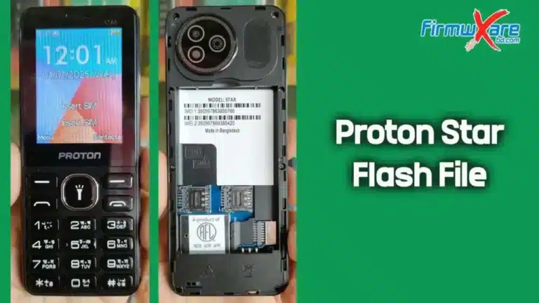 Proton Star Flash File (Firmware) MT6261DA