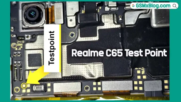 Realme C65 RMX3910 Test Point