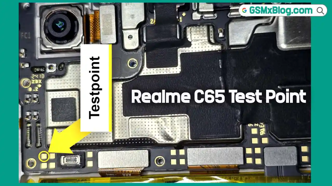 Realme C65 (RMX3910) Test Point - Pattern & FRP Reset Solution 1 Realme C65 RMX3910 Test Point