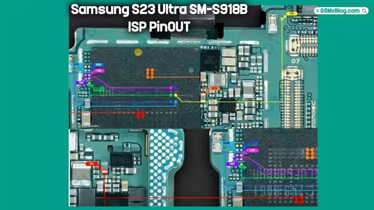 Samsung S23 Ultra ISP PinOUT UFS (SM-S918B)