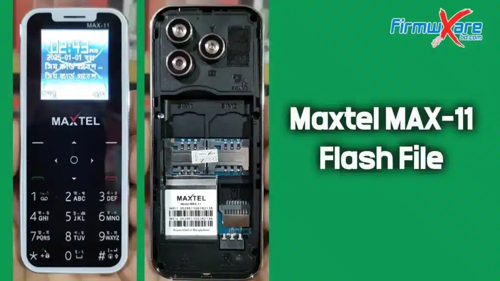 Maxtel MAX-11 Flash File