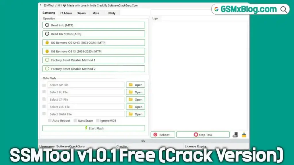 Download SSMTool v1.0.1 Free (Crack Version) Tool No Need Login 1 SSMTool v1.0.1 Free (Crack Version)