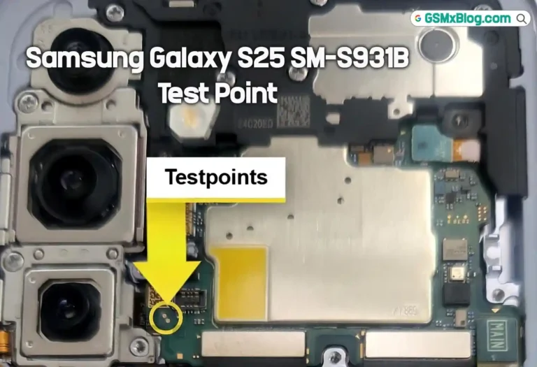 Samsung Galaxy S25 SM-S931B Test Point