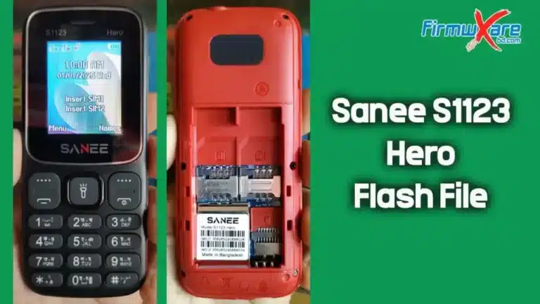Sanee S1123 Hero Flash File