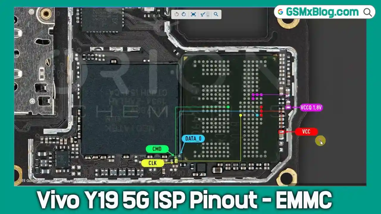 Vivo Y19 5G ISP PinOUT