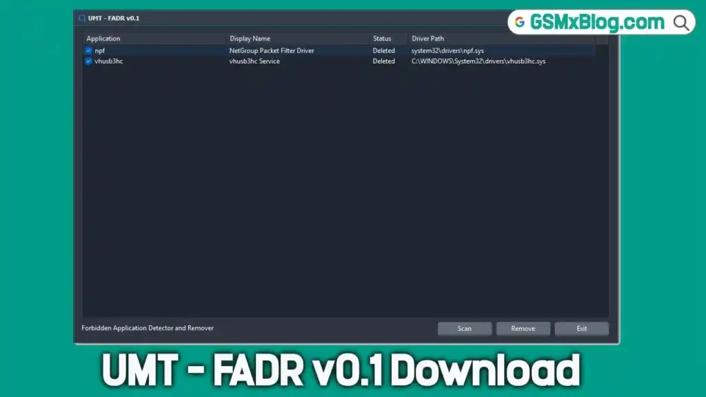 Download UMT - FADR v0.1: Fix “Forbidden Application Detected” Error Instantly 1 Download UMT - FADR v0.1