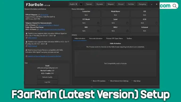 F3arRa1n (Latest Version) Setup File