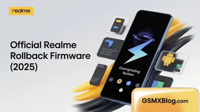 Realme Rollback Firmware Files