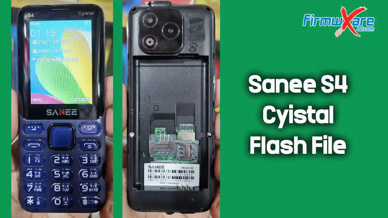 Sanee S4 Cyistal Flash File