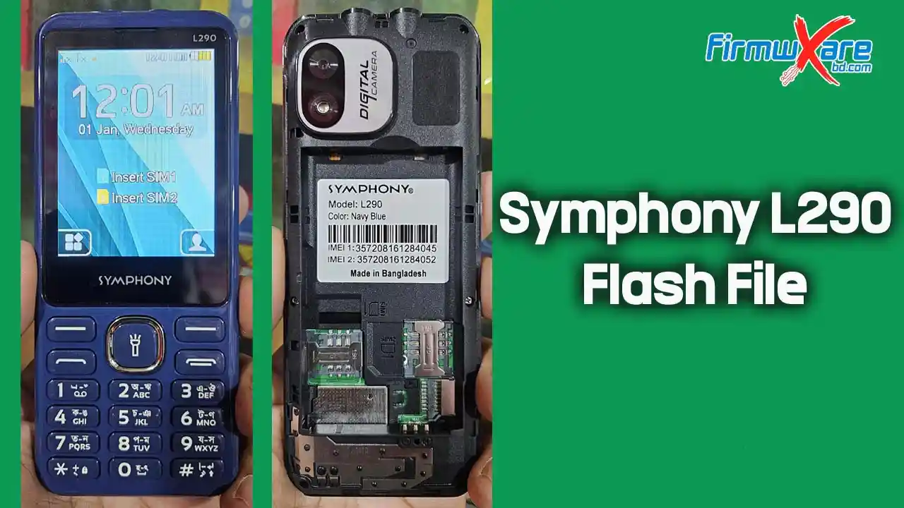 Symphony L290 Flash File (Firmware) MT6261DA 1 Symphony L290 Flash File