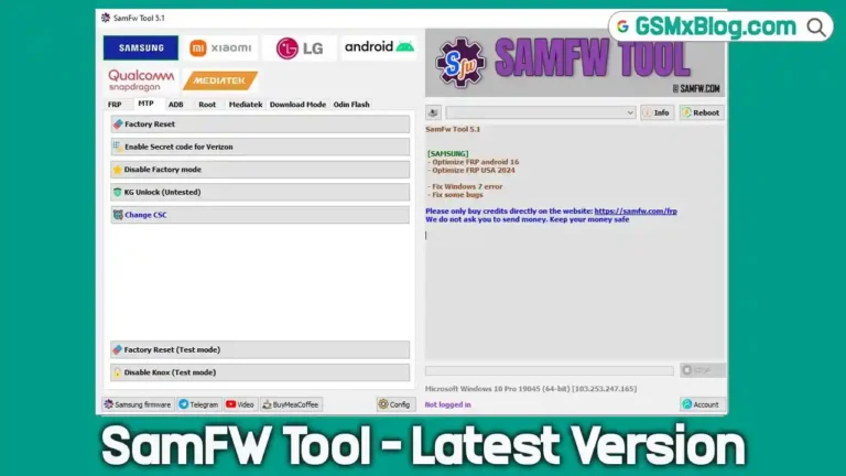 SamFW Tool - Latest Version