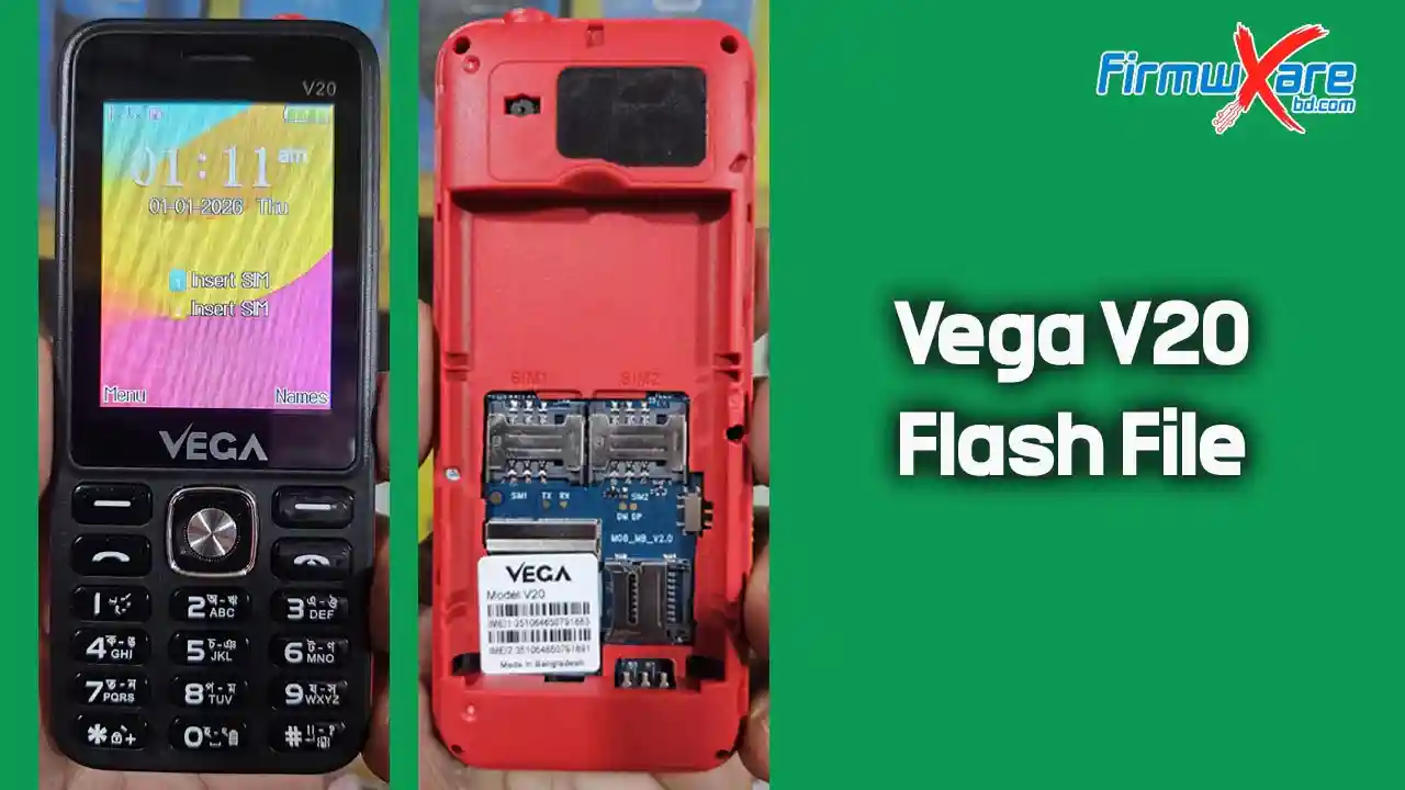 Vega V20 Flash File (Firmware) MT6261DA 1 Vega V20 Flash File