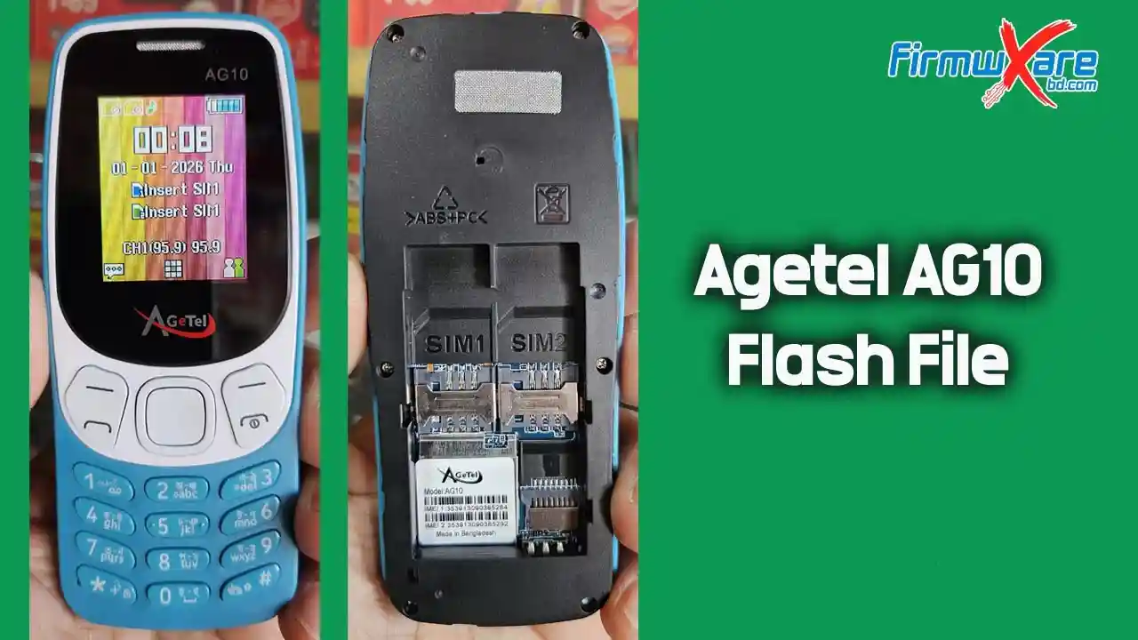 Agetel AG10 Flash File (Firmware) SC6531E 1 Agetel AG10 Flash File