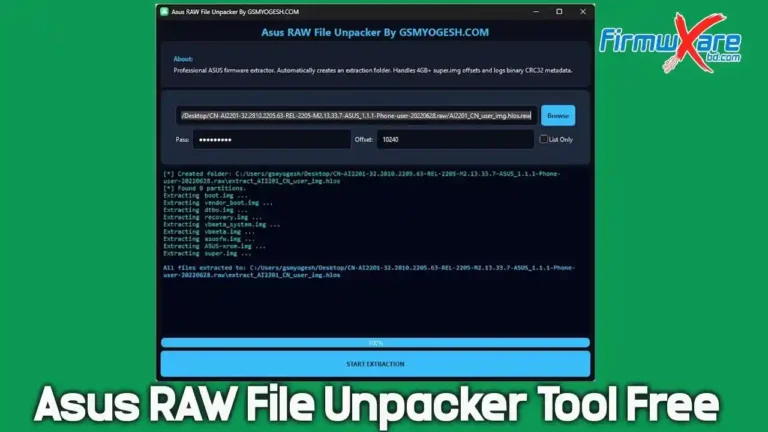Asus RAW File Unpacker Free