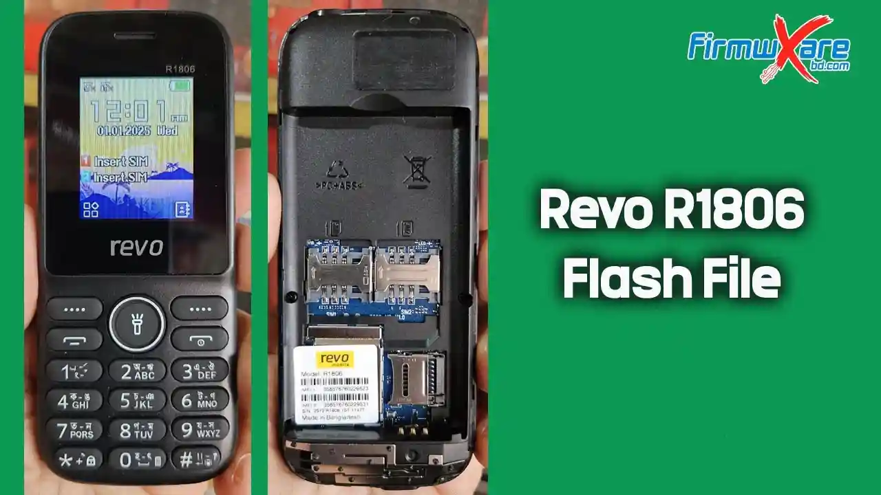 Revo R1806 Flash File (Firmware) MT6260DA 1 Revo R1806 Flash File