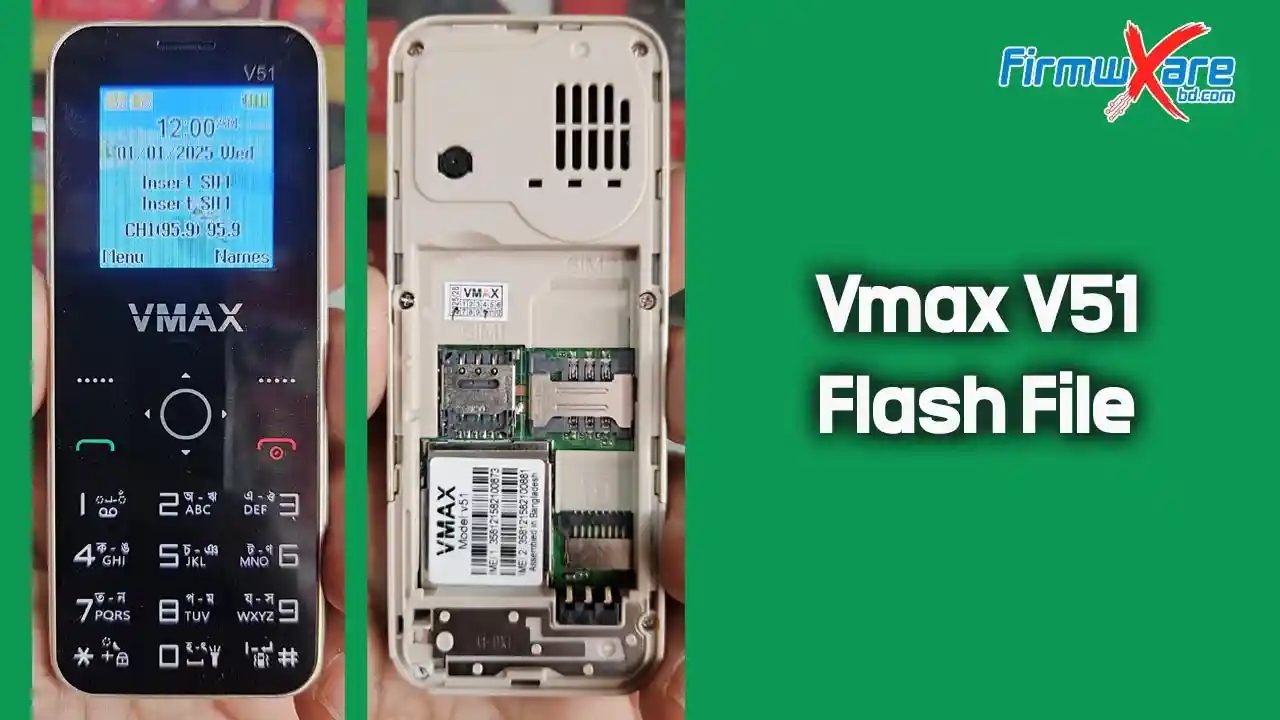 Vmax V51 Flash File (Version 2) SC6531E - Card Phone 1 Vmax V51 Flash File