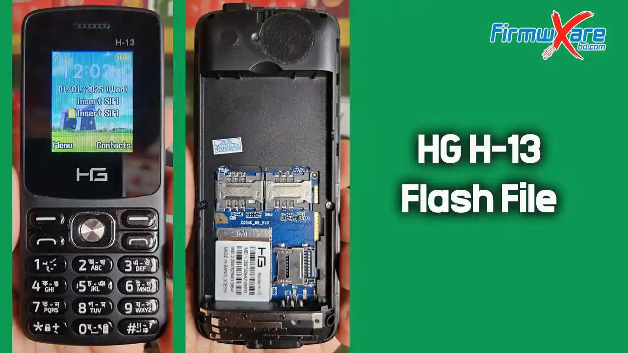 HG H-13 Flash File (Firmware) MT6261 1 HG H-13 Flash File
