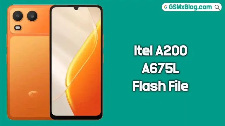 Itel A200 A675L Flash File