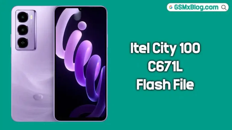 Itel City 100 C671L Flash File