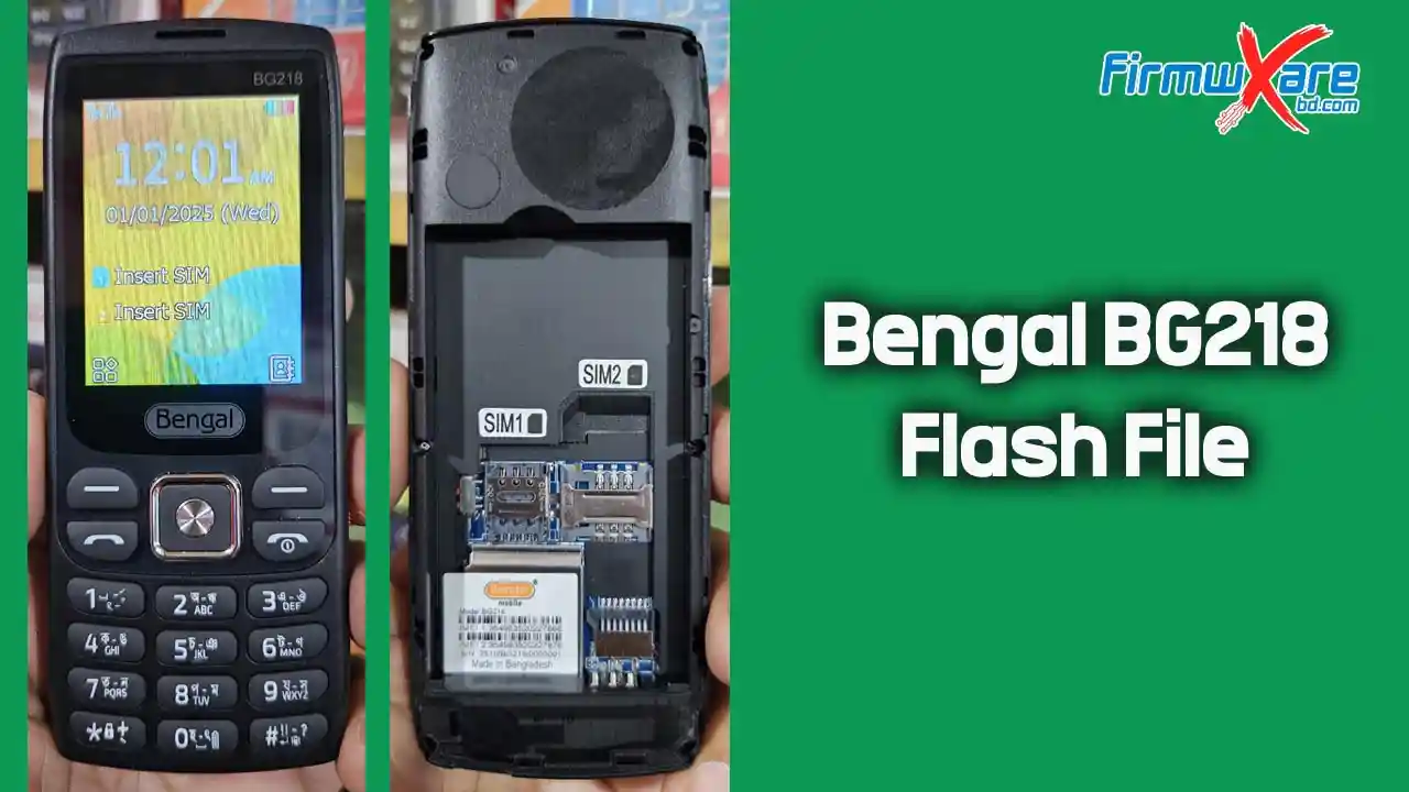 Bengal BG218 Flash File (Firmware) MT6261DA 1 Bengal BG218 Flash File