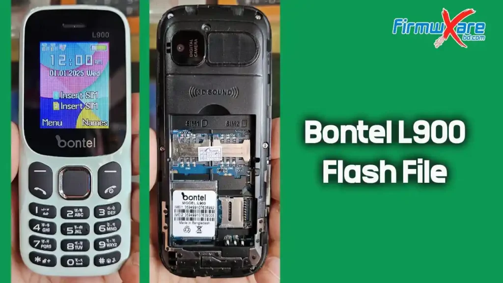Bontel L900 Flash File (Firmware) MT6261DA 1 Bontel L900 Flash File