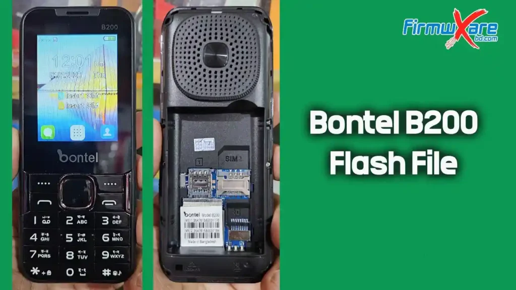 Bontel B200 Flash File (Firmware) MT6261DA 1 Bontel B200 Flash File