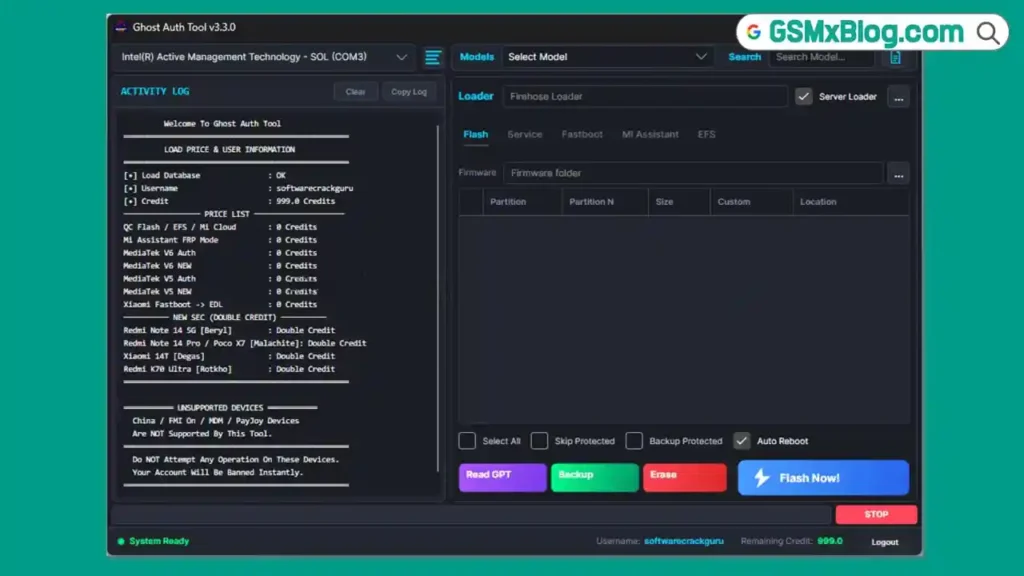 Ghost Auth Tool v3.3.0 (Latest Version) Download 2026 – Xiaomi Flash & Unlock Tool 1 Ghost Auth Tool