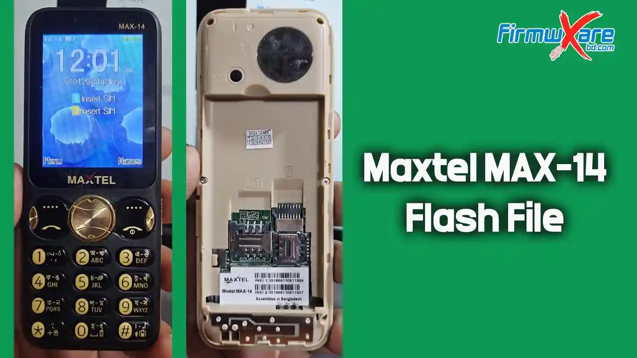 Maxtel MAX-14 Flash File (Firmware) SC6531E - Version 3 1 Maxtel MAX-14 Flash File