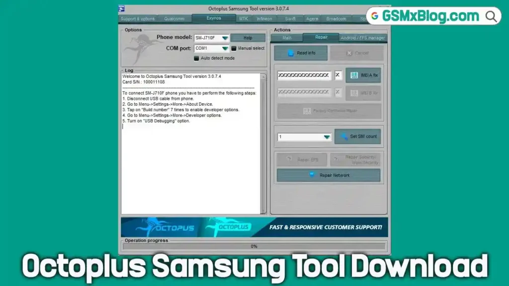 Download Octoplus Samsung Tool v5.1.1 (Latest Version) 2026 1 Octoplus Samsung Tool