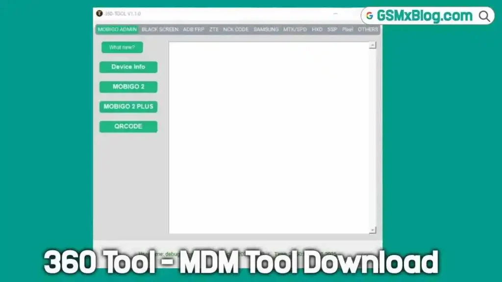 Download 360 Tool v1.2.0 – MDM Bypass, KG Unlock & FRP Removal for Android 2026 1 Download 360 Tool v1.2.0